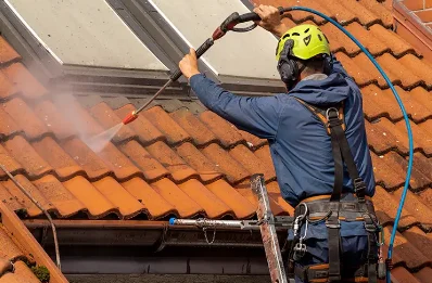 Démoussage et hydrofuge de toiture à Romagne